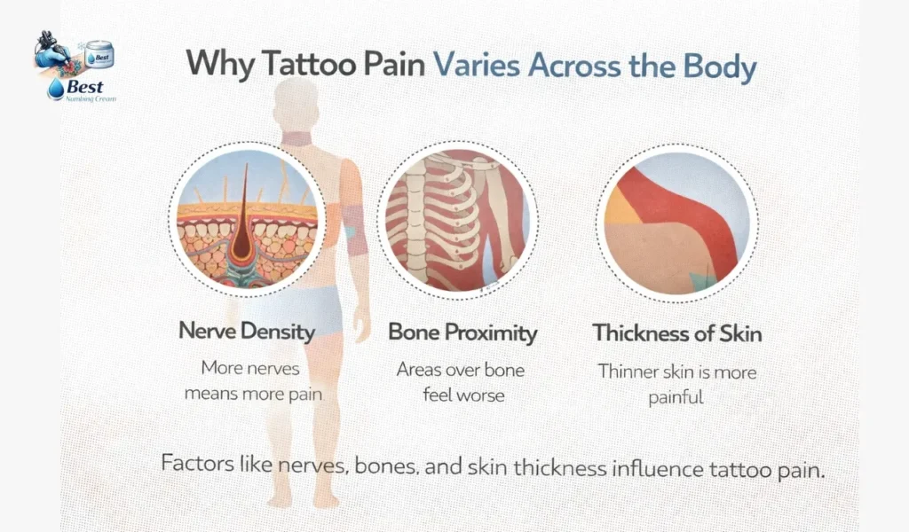 Why Tattoo Pain Varies Across the Body